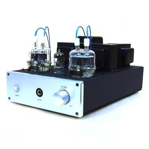 19 vacuum tube headphone amplifier 4W*2 class a HiFi home headphone power amplifier for Sennheiser H