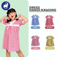 Dress Batik Anak Hanoi Qipao Cny Imlek Berlist Berpita Lucu