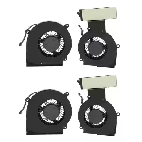 CPU GPU Fan Replacement for HP for OMEN 15 Dc L30204 001 L29354 001 DC 5V 0.5A 4 Pin Professional La