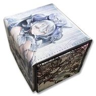(Labrynth Yugioh Game Card Deck Case Leather Storage Box Castle Arianna Ariane Magic TCG MCG Trading