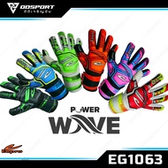 Eepro EG1063 ถุงมือผู้รักษาประตู อีโปร มีฟิงเกอร์เซฟ สามารถถอดได้ POWER WAVE ไซส์ 5-11