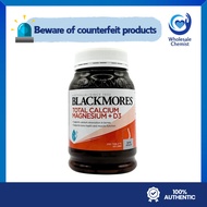 Blackmores Total Calcium & Magnesium + Vitamin D3 [200 Tablets]/ Vitamin D3 1000IU  [200 Caps]