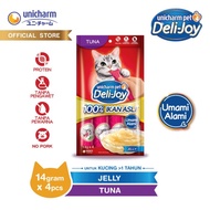 Deli-Joy Snack Kucing Basah 14g - Jelly Rasa Tuna