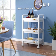 Dormitory Shelf Removable Home Storage Trolley Room Trolley Multi-Layer Bedroom Plastic Bedside Snac