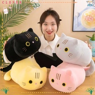 CLEVERHD Plush Cat Toy, Home Decor Cute Cat Cat Pillow, Soft Gifts Stuffed Animal Cute Cat Doll Home