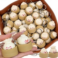 Cute Dumpling Clicker Keychain | Bao Fidget Toy | Clicky  | Stress Relief Gift