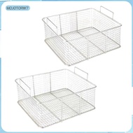 [mojotorw7] Frying Drain Basket Thickened Kitchen Oil Frying Tool for Home Kitchen Chefs 30cmx25cmx1