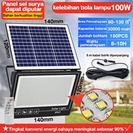 LAMPU TENAGA SURYA 1000W TERANG TAHAN AIR IP67 OUTDOOR TAMAN TENAGA SURYA SOLAR 1000W SOLAR POWERED