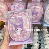 Miniso Sanrio Gummy Bear Dog 3d Massage ลื่น หวีผม น่ารัก หวีกระจกพับแบบพกพาชุดเครื่องมือสุขอนามัยส่