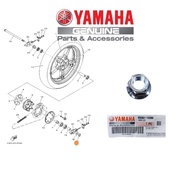 Y15ZR Y16ZR R15 R25 TYRES REAR SHAFT NUT ORIGINAL YAMAHA