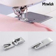 [MW]1Pc Rolled Hem Foot for Brother Janome Singer Silver Color Bernet Sewing Machine