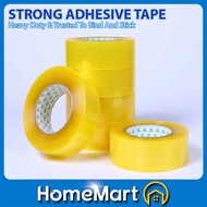 Packer Packing Yellow Tape 45mmX60mm Heavy Duty Strong Adhesive Sellotape Packing Transparent Tape S