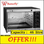 Butterfly BEO-5246 Electric Baking Oven with Grill Rotisserie Convection 46 liter - BLACK 46L