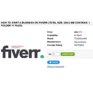 How to Start a Business on Fiverr (Total size: 325.2 MB Contains: 1 folder 11 files)