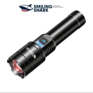 Original Smiling Shark Super Bright Torch Light Led M80 5000lm High Power Flashlight USD