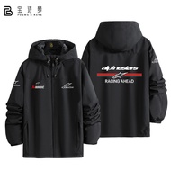 Áo Khoác Mưa Alpinestars a Star Dành Cho Nam Và Nữ Áo Khoác Mưa Ba Trong Một Áo Khoác Ngoài Áo Khoác
