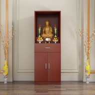 HY-6/Buddha Shrine Altar Household Buddha Cabinet Clothes Closet Altar Buddha Shrine God of Wealth Lucky Cabinet Shrine