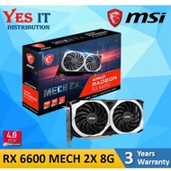 MSI RADEON RX 6600 MECH 2X 8G 8GB GDRR6 GRAPHIC CARD