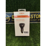 MOXOM 100W+30W+30W 3 PORTS CAR CHARGER