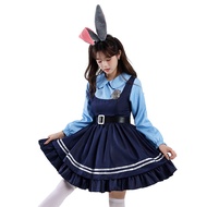 Foreign Trade Female Halloween cos Judy Costume Crazy Animal City Policewoman Judy Cosplay Costume S