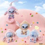 ใหม่ 2025 ของแท้StitchกินSomething Before Sleep Seriesกล่องตาบอดตุ๊กตาPlushจี้ตุ๊กตาน่ารักเครื่องประ