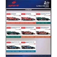 T Trendy Hot Sale SPARK1: 64 Toyota TRO10 Alpine 424 Martin HYPERCAR 24th Raman Racing Model Birthda