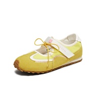 BASTO Womens Mary Jane Flat Shoes รองเท้าแมรี่เจน รองเท้าส้นแบน รองเท้าบัลเล่ต์ D3138