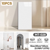 Wall sticker 30x60cm Marble Wall Tile Paper Kitchen Wall Sticker Wall Paper Bathroom Wallpaper Water