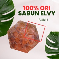 SABUN ELVY ORIGINAL HQ - SABUN HILANGKAN, JERAWAT, JERAGAT DAN MENCERAHKAN KULIT (suku)
