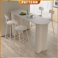 PATTERN Nordic Design Ceramic Bar Table Kitchen Island Dining Table | Bar Counter Table | Breakfast 