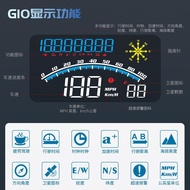 Multifunctional HUD Speed HUD Display Mileage Driving Blue HUD HUD Time Display Compass G10 8SFN