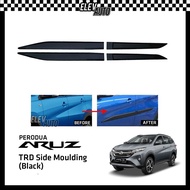 Perodua Aruz Matte Black Side Door Moulding Body Moulding TRD