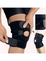 1入組運動用膝蓋支撐護套-髕骨護帶-舒適透氣的膝關節保護套，護膝墊