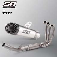 For Motorcycle CFMOTO 675SR 675R 675NK Full Exhaust System Exhaust Muffler Escape Modify 675SRR Fron