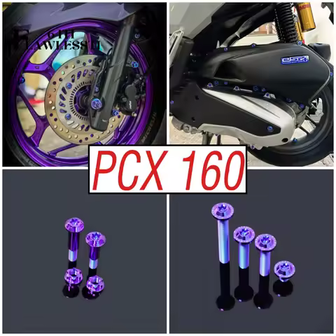 FLAWLESSTI Gr5 Titanium Bolt For Honda PCX 160