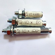 Dynabolt M10 x 60 M10 x 80 M10 x 100 Bolts - Expansion Bolts - Wall Planting Bolts - Concrete Bolts