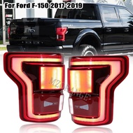 1 Pair Tail Lights for Ford F-150 F150 2017 2018 2019 LED Rear Tail Lamps Brake Lamp Driving Lamp Re