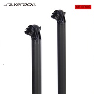 SILVEROCK SR-SP003 Carbon Seatpost 31.8mm 33.9mm 34.9mm x 600mm for Pline Tline Birdy K3 PLUS D8 TERN D9 P10 JAVA FNHON Folding Bike Seat Tube Post