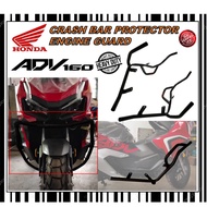 HONDA ADV 160 CRASH BAR PROTECTOR ENGINE GUARD HEAVY DUTY TOP QUALITY MOTOSPORT