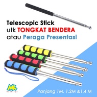 Flag Stick Telescopic Pointer Stick Flag pole/ Tour Leader/