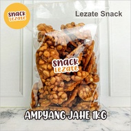 Lezate Snack - Ampyang Jahe 1kg Gula Kacang Murah/ Ampyang Kacang Gula Jawa / Khas Solo Gula Kacang
