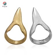EMERAY 5pcs Rings Punk  Nail Spike Rock Claw