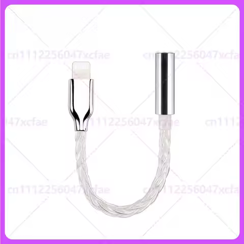 For NICEHCK Lightning DAC Audio Adapter Portable HiFi Decoding Dongle