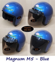 Helmet Magnum M5 - BLUE ( L Big Size ) SGV MHR KHI BELL MS88