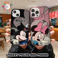 SOFTCASE CASING CLEAR AIR BAG CUSTOM MICKEY MINIE MOUSE FOR A24 A30 A30S A59 A96 F1S Y53 Y55 Y71 NAR