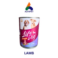 LIFE DOG 375gr KALENG MAKANAN ANJING