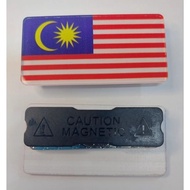 Lencana Jalur Gemilang Saiz Besar | Pin atau Magnet Bendera Malaysia untuk Acara Rasmi & Sekolah | R