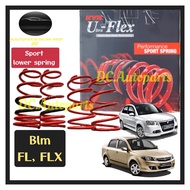 KYB ULTRA FLEX SPORT LOWER SPRING PROTON SAGA BLM FL FLX ( 1SET FRONT&REAR )