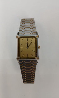 ( 罕有全新古董, 玉寶錶 ) Vintage 1985 Ebel 181901 Classic Wave Tank 18KT Gold & Stainless Steel Quartz Watch 