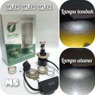lampu utama led RTD M8 PROJECTOR MINI H6 H4 HS1 PROJIE PROJI CUT OFF ORIGINAL